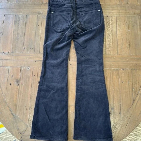 Anthropologie Pilcro 26 Icon Flare Corduroy Pants Jeans charcoal gray - Picture 8 of 12